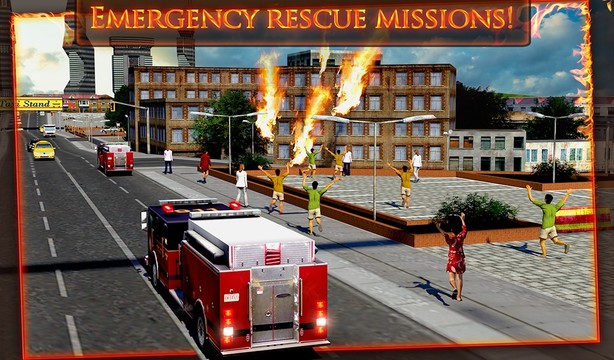 Fire Truck Emergency Rescue 3D图片1