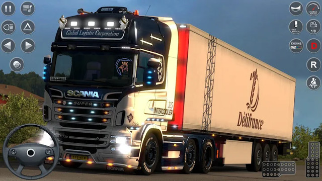 Euro Truck Driving Simulator 3D - Free Game图片1