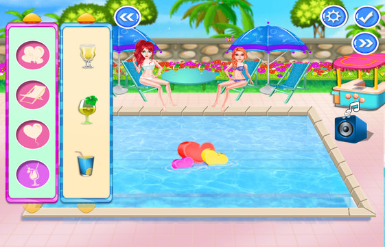 女孩泳池派对 游戏的女孩图片11