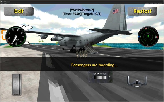 Flight Sim: Transport Plane 3D图片1