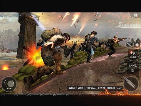 World War II Survival: FPS Shooting Game图片12