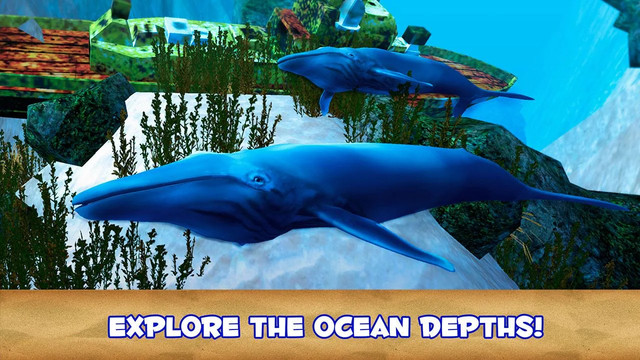 Blue Whale Simulator 3D图片1