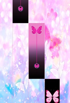 Pink Butterfly Piano Tiles 2018图片4