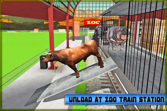 火车运输：动物园里的动物图片3