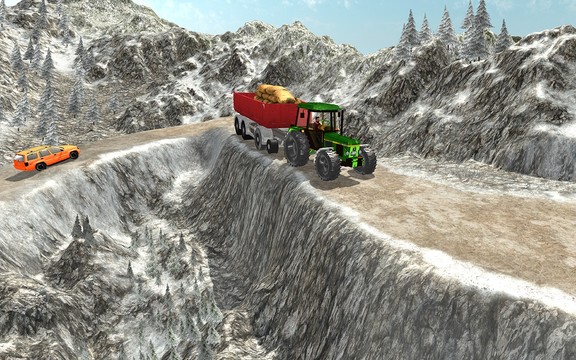 重型拖拉机推车货物：农民模拟器图片5