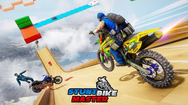 Police Bike Stunt Games: Mega Ramp Stunts Game图片3