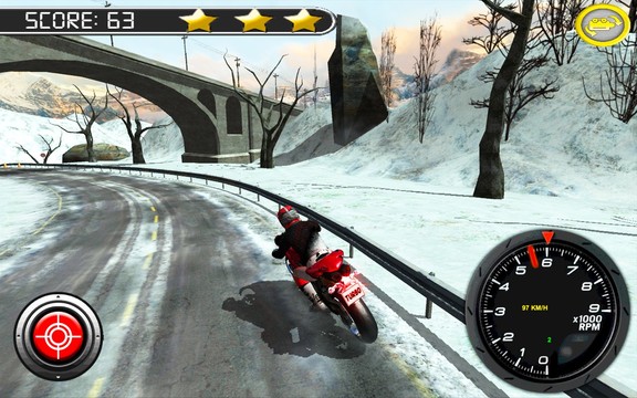 Frozen Highway Bike Rider VR图片1