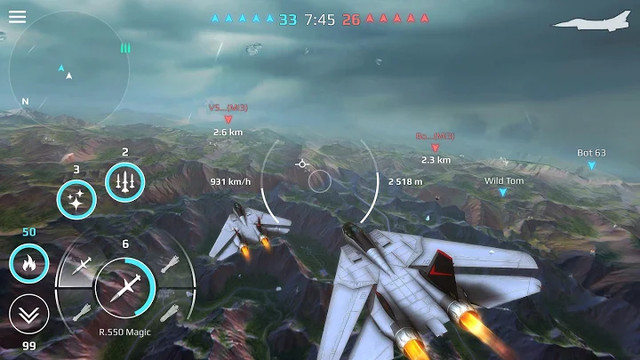 空战 - 现代战争 飞行游戏图片3