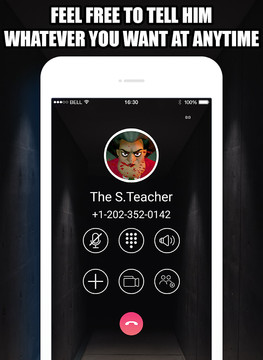 Talk To Teacher 3D™ - Scary Teacher Call Simulator图片1