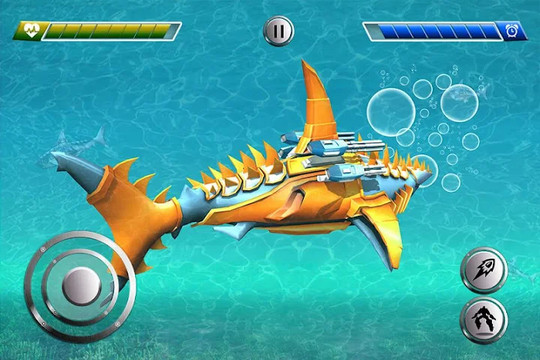 鲨鱼机器人汽车游戏 3d图片2
