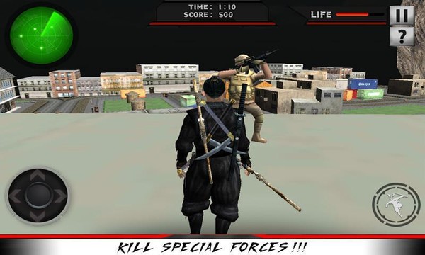 城市忍者刺客战士3D图片3