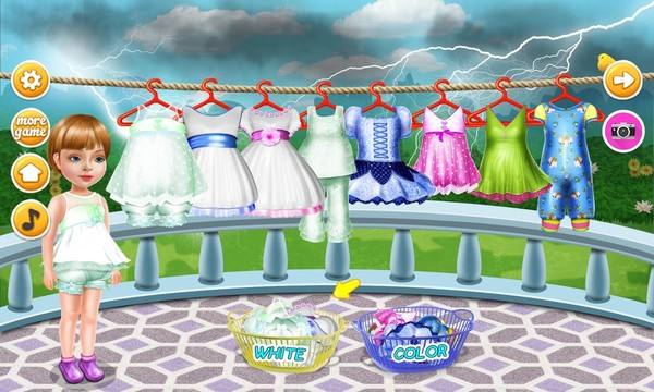清洗衣物游戏的女孩图片6