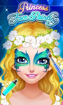 公主脸部彩绘沙龙图片3