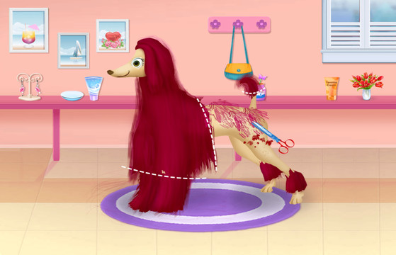 美发沙龙动物 游戏为孩子们图片9