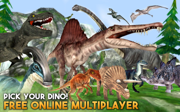 Dino World Online - Hunters 3D图片1
