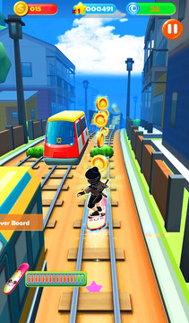 Ninja Subway Surf: Rush Run In City Rail图片3