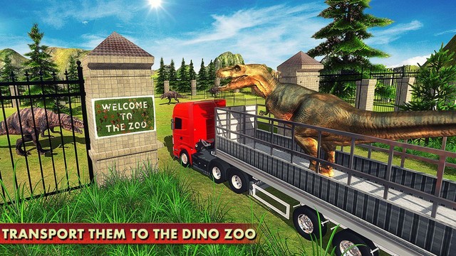 愤怒的恐龙动物园运输车图片2