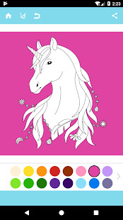 Unicorn Coloring Book图片4