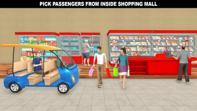 购物中心拉什出租车：城市司机模拟器图片2