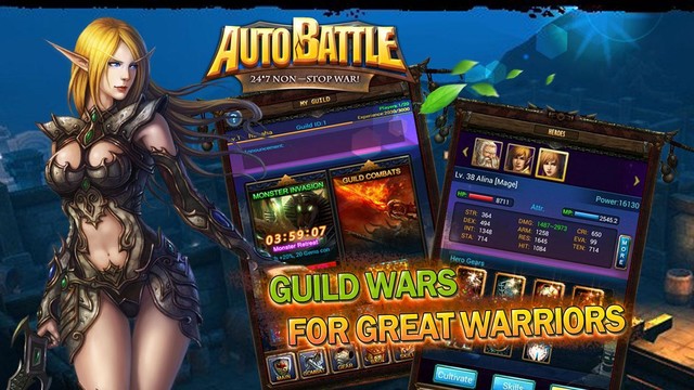 Auto Battle - Free MMORPG图片2