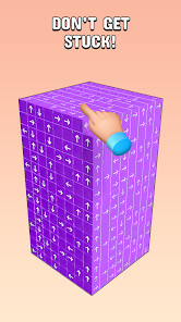 Tap to Unblock 3d Cube Away图片1