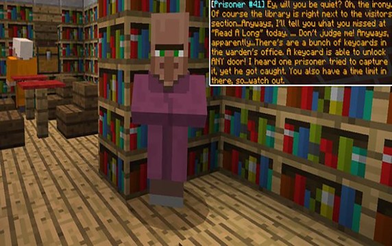 Evasion of Prison. Minecraft PE maps quest adventu图片1