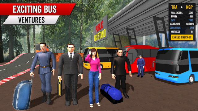 这是上瘾的旅游观光巴士旅游驾驶爱好者的游戏。图片2