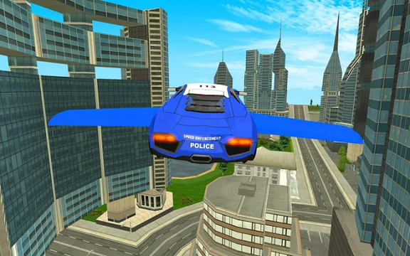 Police Flying Cars Futuristic Sim 3D图片3