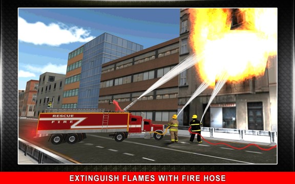 911救援消防车3D辛图片2