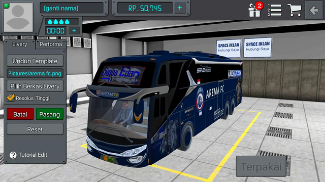 livery Bus Simulator Indonesia (BUSSID)图片4