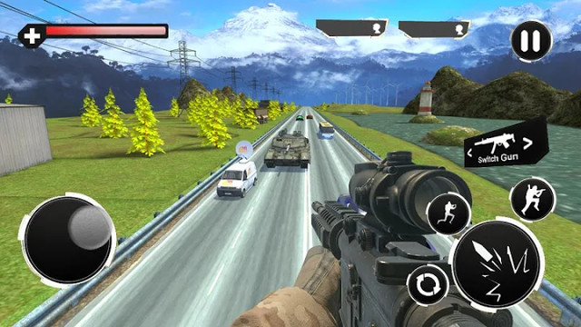 Traffic Sniper Shoot - FPS Gun War图片3