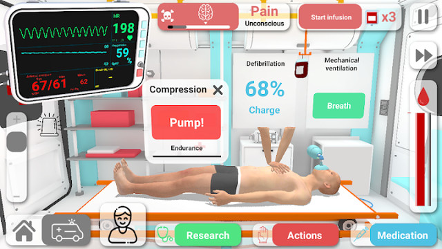 Reanimation inc: 3D Medical Ambulance Simulator修改版图片5