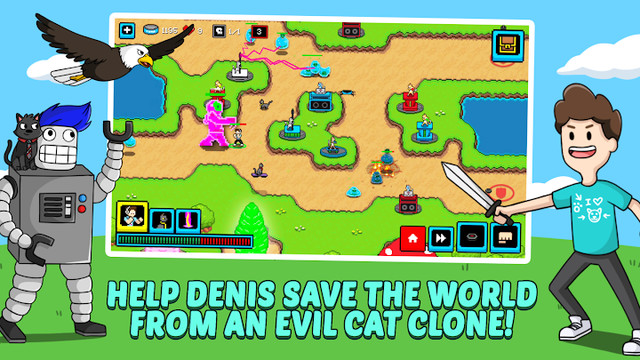 Cats & Cosplay: Epic Tower Defense Fighting Game图片5