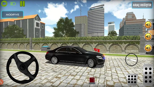 Passat ve Mercedes S600 Başkan Koruma Araba Oyunu图片3