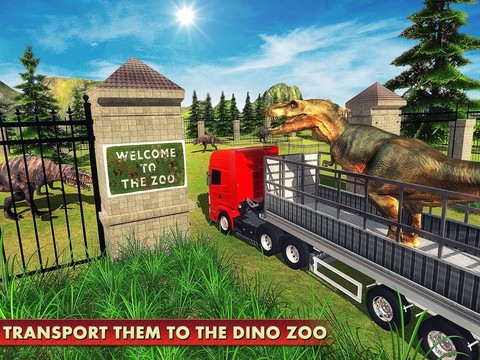 愤怒的恐龙动物园运输车图片8