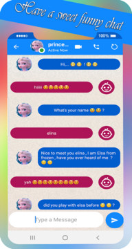 princess of ice video call nd chat simulation game图片1