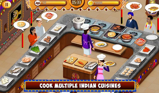 印度食品餐厅厨房故事烹饪游戏图片1