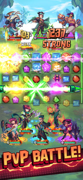 Puzzle Brawl: Match 3 PvP RPG图片5