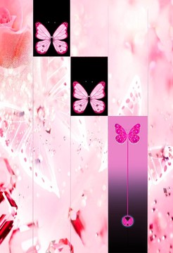 Pink Butterfly Piano Tiles 2018图片2