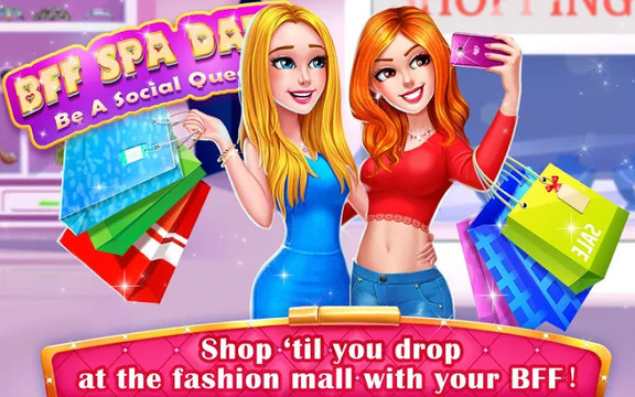 商场女郎：换装购物&做水疗❤免费美妆游戏图片1