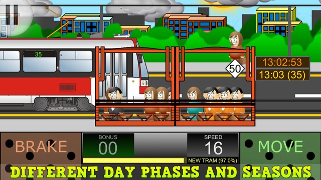 Tram Driver Simulator 2D图片3