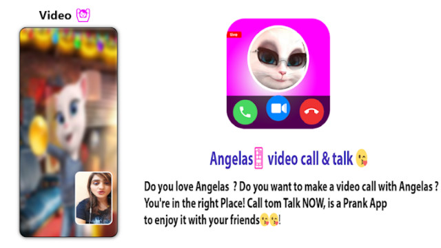 Angela’s ? talking & Video Call + Chat Simulator图片1