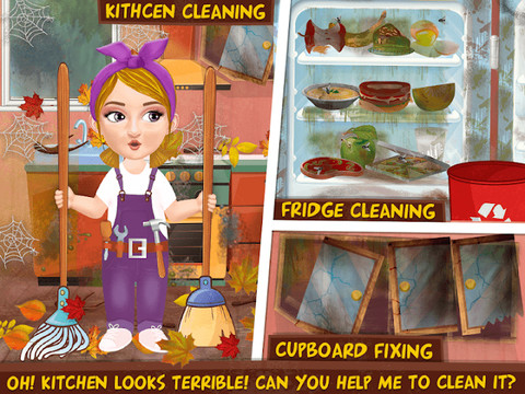 Messy House Cleanup Girls Home Cleaning Activities图片1