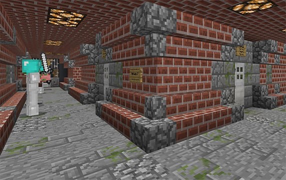 Evasion of Prison. Minecraft PE maps quest adventu图片2