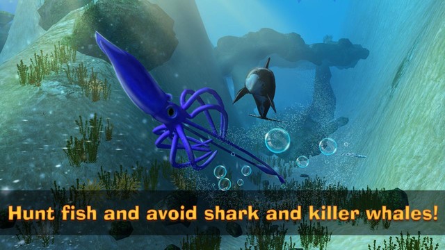 Squid Underwater Life Sim 3D图片3