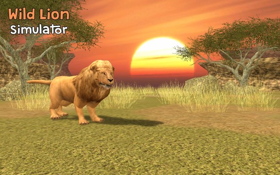 Wild Lion Simulator 3D图片2