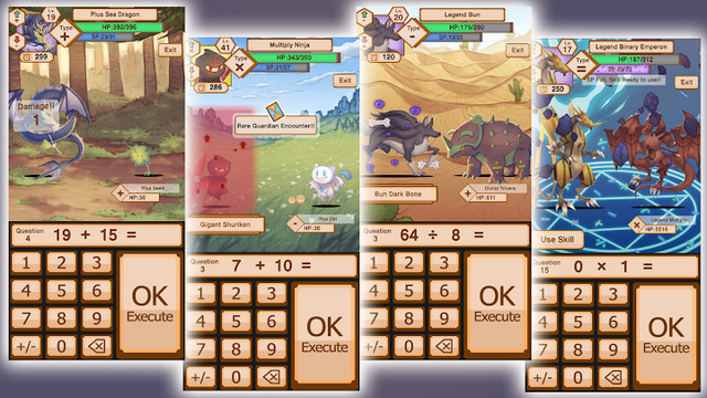 Tales of Phi: Math land Great Battle (Monster RPG)图片4