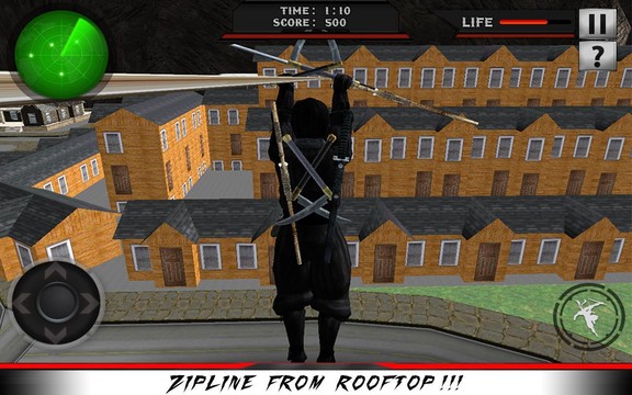城市忍者刺客战士3D图片2