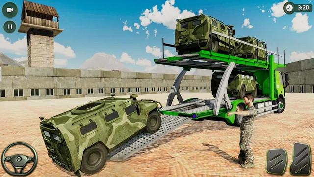 US Army Transporter: Truck Simulator Driving Games图片1