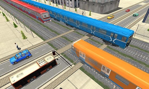 驾驶地铁列车辛3D图片3